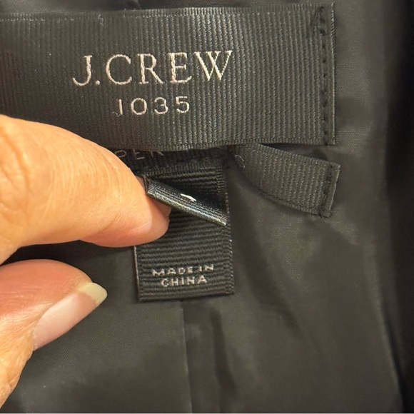 J. CREW Women’s 4 Gray Super 120’s Wool Single Button Campbell Blazer Career - Picture 4 of 8